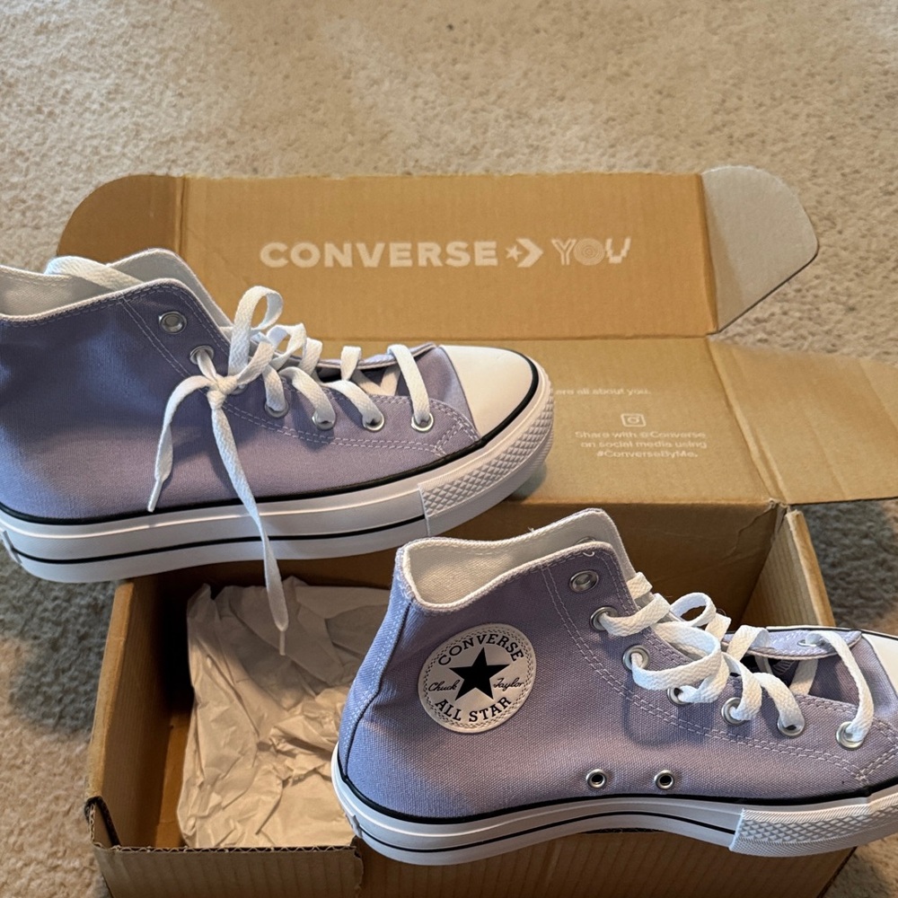 Converse High-Top Sneakers - Lavender